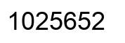 Número 1025652 imagen negro