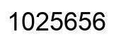Número 1025656 imagen negro