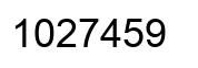Número 1027459 imagen negro