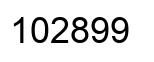 Número 102899 imagen negro