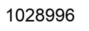 Número 1028996 imagen negro