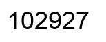 Número 102927 imagen negro
