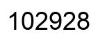 Número 102928 imagen negro