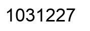 Número 1031227 imagen negro