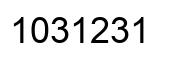 Número 1031231 imagen negro