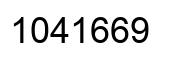 Número 1041669 imagen negro