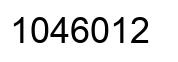 Número 1046012 imagen negro