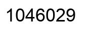 Número 1046029 imagen negro