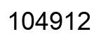 Número 104912 imagen negro