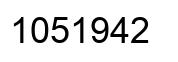 Número 1051942 imagen negro