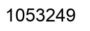 Número 1053249 imagen negro