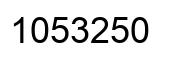 Número 1053250 imagen negro