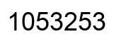 Número 1053253 imagen negro