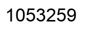 Número 1053259 imagen negro