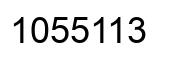 Número 1055113 imagen negro