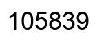 Número 105839 imagen negro