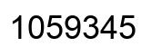 Número 1059345 imagen negro