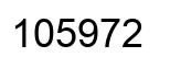Número 105972 imagen negro