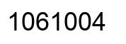 Número 1061004 imagen negro