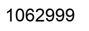 Número 1062999 imagen negro