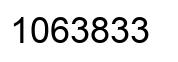 Número 1063833 imagen negro