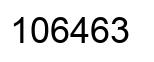 Número 106463 imagen negro