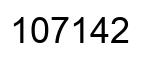 Número 107142 imagen negro