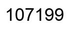 Number 107199 black image