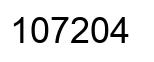 Number 107204 black image