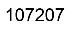 Número 107207 imagen negro