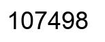 Número 107498 imagen negro