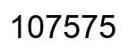 Número 107575 imagen negro