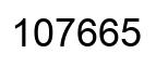 Número 107665 imagen negro