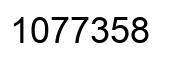 Número 1077358 imagen negro