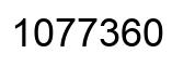 Número 1077360 imagen negro