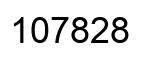 Número 107828 imagen negro