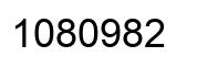 Número 1080982 imagen negro