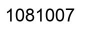 Número 1081007 imagen negro