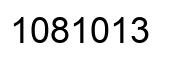 Número 1081013 imagen negro