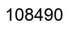 Número 108490 imagen negro
