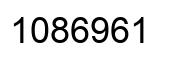 Número 1086961 imagen negro
