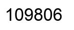 Number 109806 black image