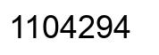 Número 1104294 imagen negro