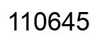 Número 110645 imagen negro