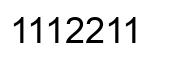 Número 1112211 imagen negro