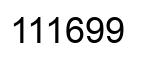 Number 111699 black image