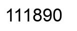 Número 111890 imagen negro