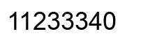 Número 11233340 imagen negro