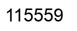 Número 115559 imagen negro