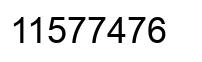 Número 11577476 imagen negro